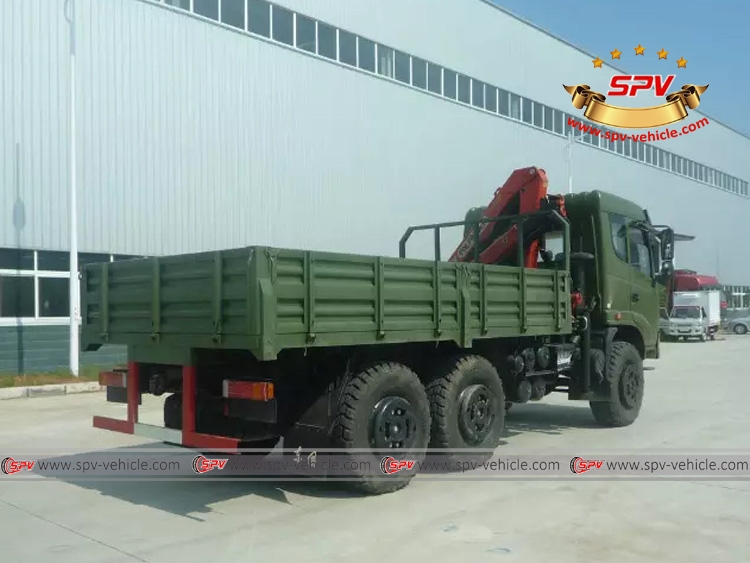 Hot Sales - Dongfeng 6X6 Offroad Truck Mounted with Sany Palfinger Crane